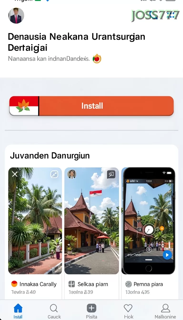 Bantuan joss777 24/7 screenshot